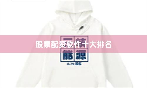 股票配资软件十大排名